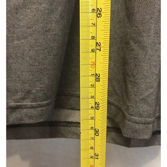 Devon & Jones Polo Shirt Men's Golf Lg Gray Heather UV 40+ Moisture Wicking NWT - Picture 8 of 9